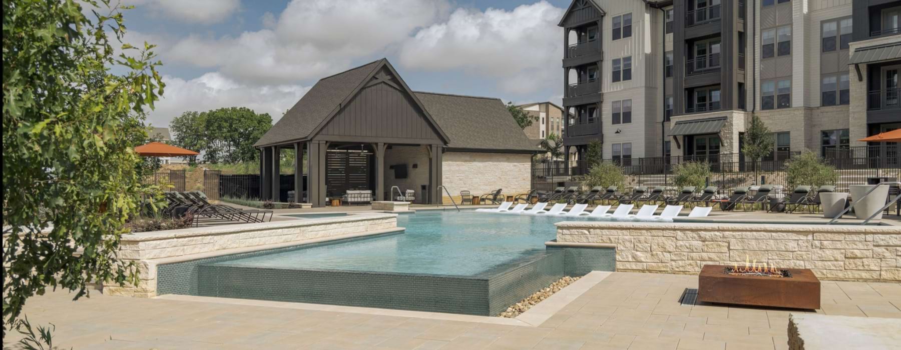 Pool with seating